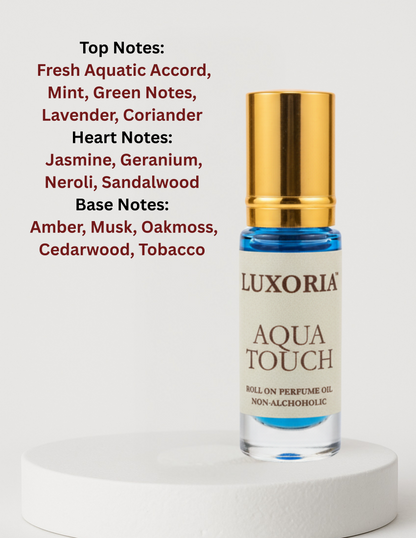 Aqua Touch Attar I Inspired by Cool Water – Mini Roll-On Collection (4ml)