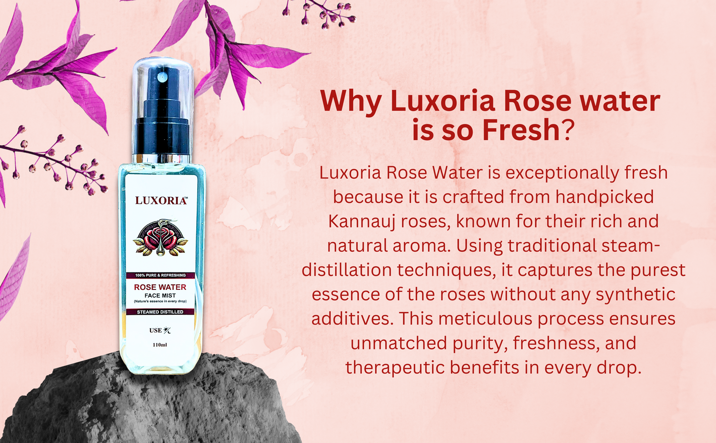 Rose water face mist (110ml)