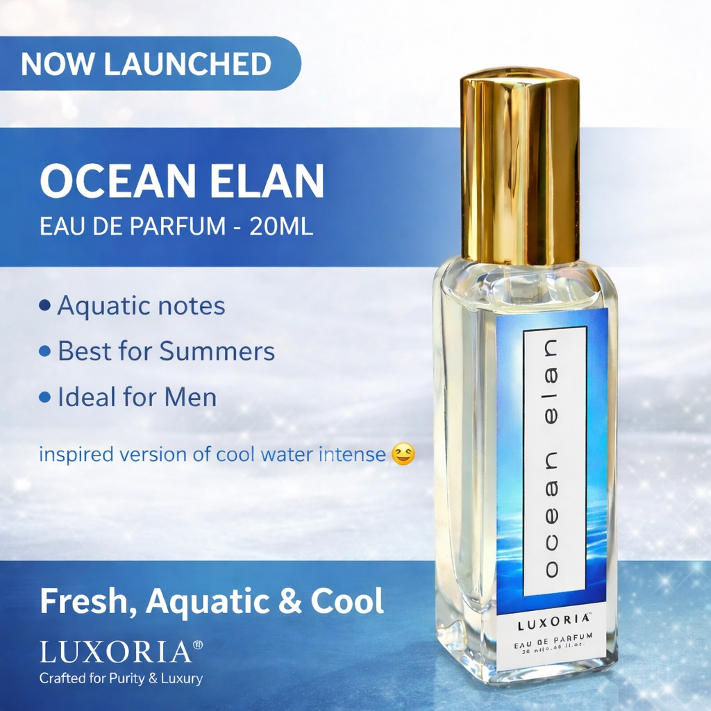 Ocean Elan EDP 20ml | Fresh Aquatic Perfume for Men | Inspired by Cool Water Intense